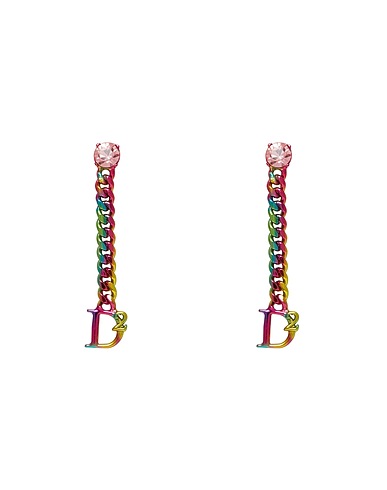 DSQUARED2 Earrings Fuchsia Metal