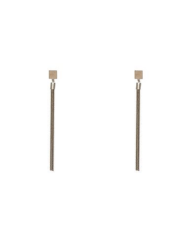 BRUNELLO CUCINELLI Earrings Grey 925/1000 Silver