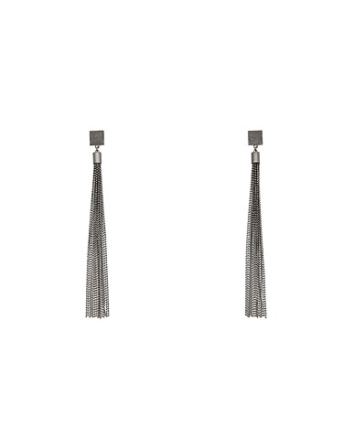BRUNELLO CUCINELLI Earrings Charcoal 925/1000 Silver
