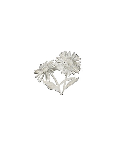 JIL SANDER Brooch Silver Metal