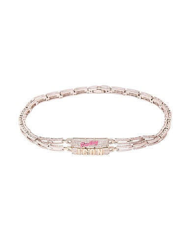 DSQUARED2 Bracelet Silver Metal, Crystal