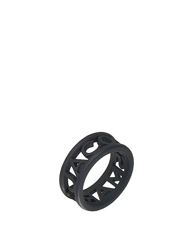 MARC JACOBS Ring Black Metal