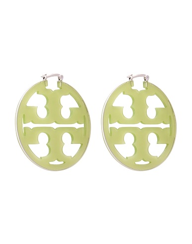 TORY BURCH Earrings Light green Plastic