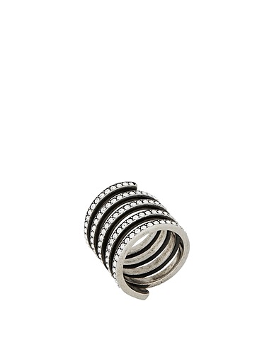 AMINA MUADDI Ring Silver Metal