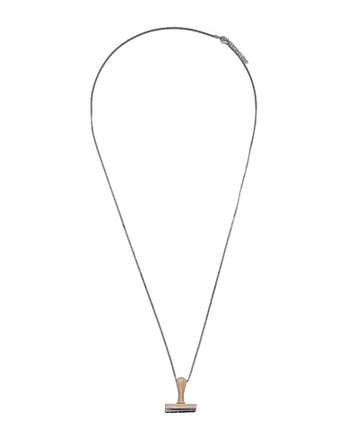MM6 MAISON MARGIELA Necklace Beige Brass, Resin