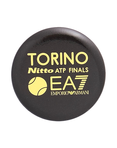 EA7 Brooch Black Metal