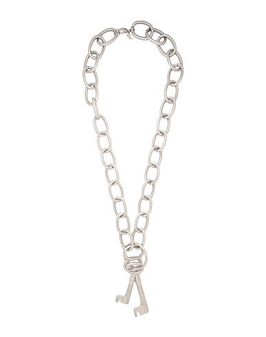 RAF SIMONS ネックレス シルバー 真鍮/ブラス 100%