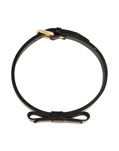 ABSIDEM Collana Nero Pelle, Metallo