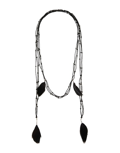 RED(V) Necklace Black Textile fibres