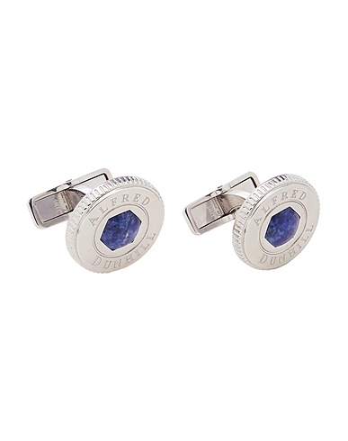 DUNHILL Cufflinks and Tie Clips Silver Steel