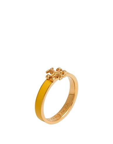 TORY BURCH Δαχτυλίδι Κίτρινο Μέταλλο, Σμάλτο