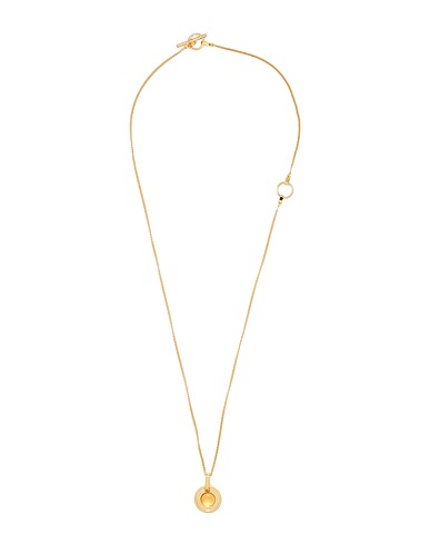 LEDA MADERA Necklace Orange Metal