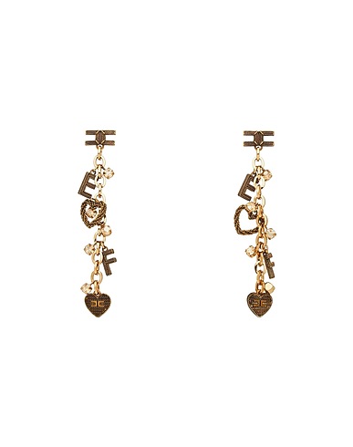 ELISABETTA FRANCHI Earrings Gold Metal