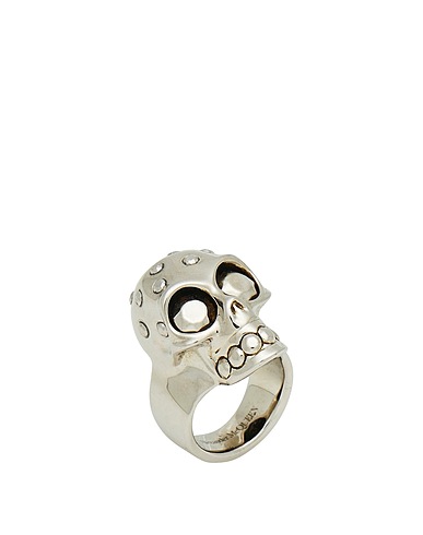 MCQUEEN Anello Argento Metallo