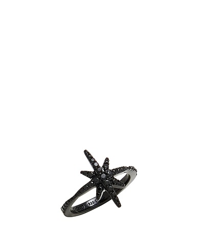 APM Monaco Ring Black 925/1000 Silver