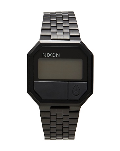 NIXON Wrist watch Black Stainless Steel