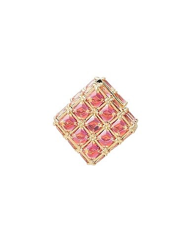 SWAROVSKI Einzelner Ear Cuff und Ohrring Orange Metall, Swarovski® Kristall