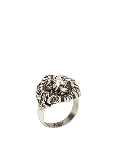 SAINT LAURENT Ring Silver Metal