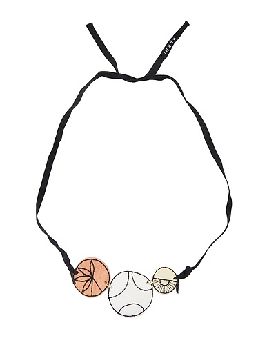 MARNI Necklace Black Textile fibers