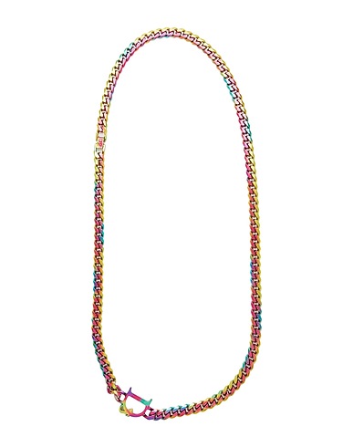 DSQUARED2 Collana Fucsia 90% Ottone, 10% Lega di metalli
