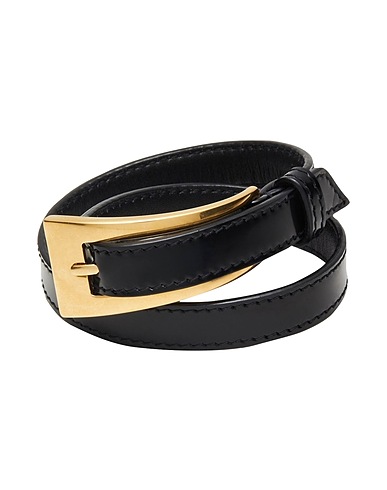 SAINT LAURENT Bracelet Black Leather