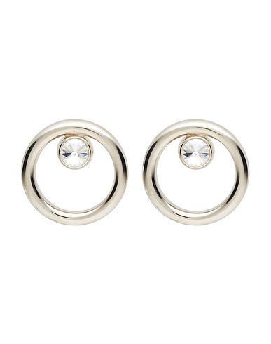 ALESSANDRA RICH Earrings Silver 70% Brass, 30% Glass