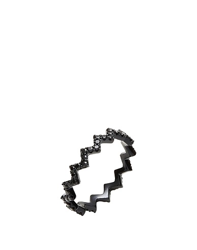 APM Monaco Anello Nero Argento 925/1000