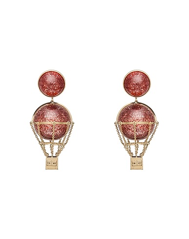 ELISABETTA FRANCHI Ohrringe Rosa Andere Fasern, Metall