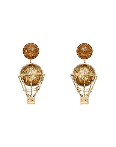 ELISABETTA FRANCHI Earrings Gold Other Fibres, Metal