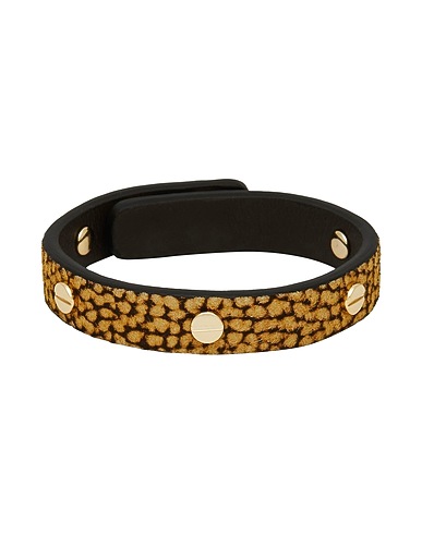 BORBONESE Armband Dunkelbraun 100% Leder