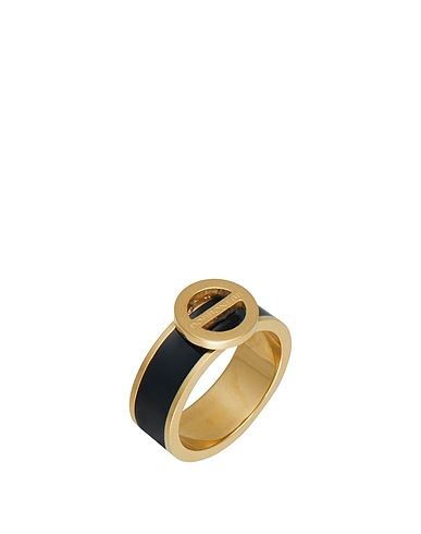 BORBONESE Ring Black 100% Metal