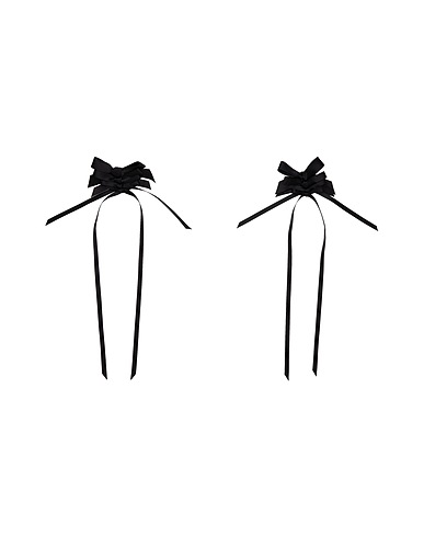 SIMONE ROCHA Earrings Black Textile fibres