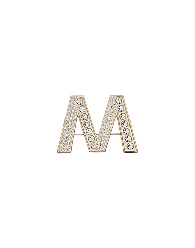 WEEKEND MAX MARA Brooch Silver Glass, Zirconia