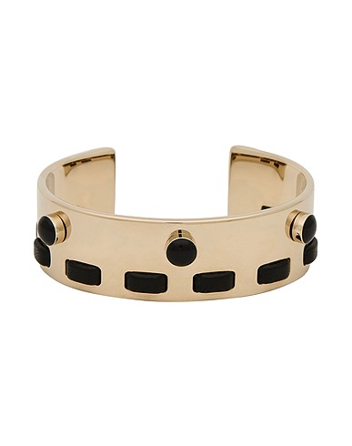 TOD'S Bracciale Nero Metallo, Pelle
