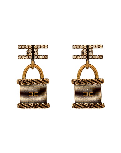 ELISABETTA FRANCHI Earrings Gold Metal