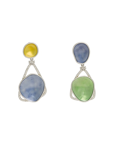 TORY BURCH Earrings Silver Metal