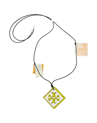 TORY BURCH Necklace White Plastic