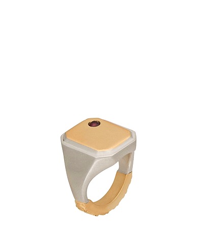 MAISON MARGIELA Ring Silber 100% Messing, Glas