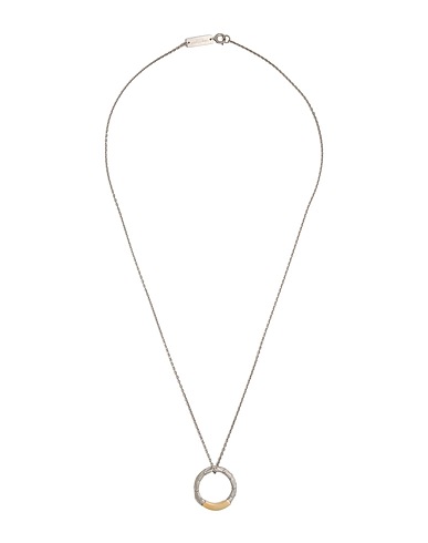 MAISON MARGIELA Necklace Silver 100% Brass