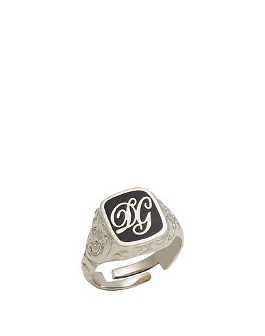 DOLCE&GABBANA Ring Silver 95% Brass, 5% Enamel