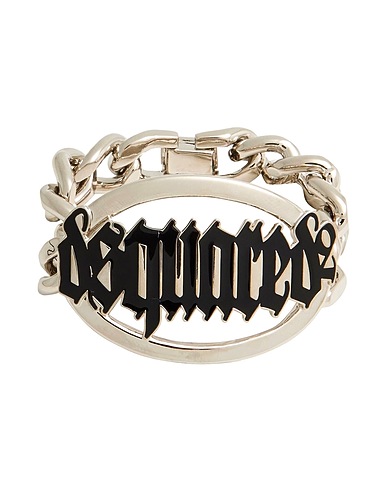 DSQUARED2 Bracciale Nero Palladio, Vernice