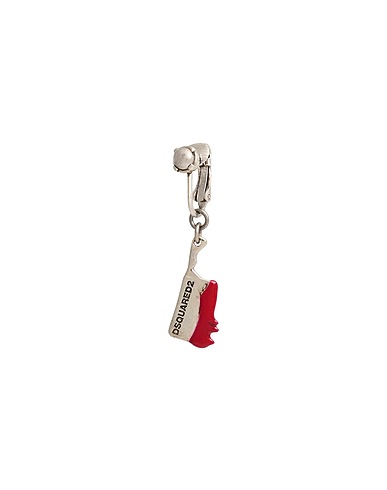 DSQUARED2 Ear cuff or single earring Silver 80% Tin alloy, 20% Brass, Enamel