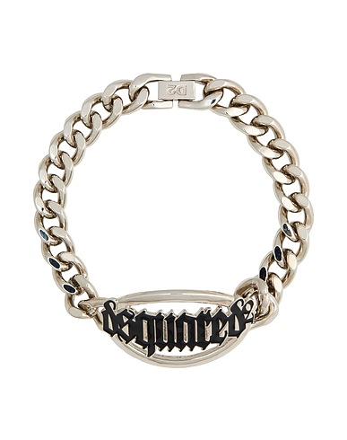 DSQUARED2 Necklace Silver Metal, Enamel