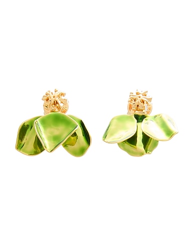 TORY BURCH Earrings Green Metal