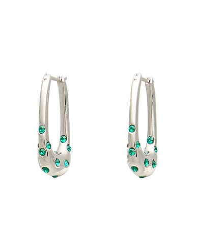 AEYDE Earrings Silver Metal