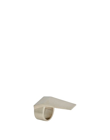 RICK OWENS Ring Silver 100% Brass