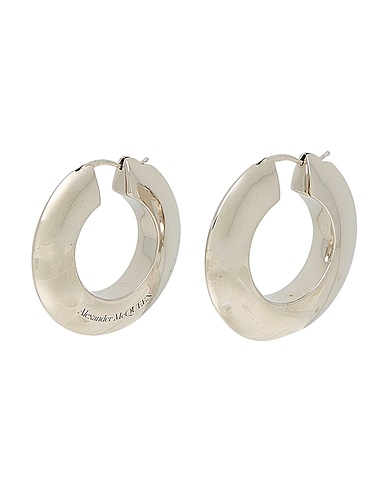 MCQUEEN Earrings Silver Brass