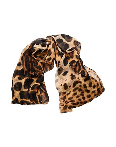 SAINT LAURENT Brooch Sand 100% Silk