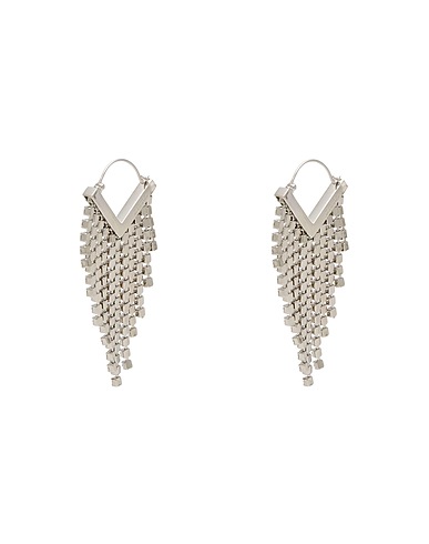 ISABEL MARANT Earrings Silver 50% Brass, 50% Glass