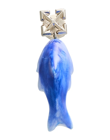 OFF-WHITE™ Ear cuff or single earring Blue Metal, Porcelain